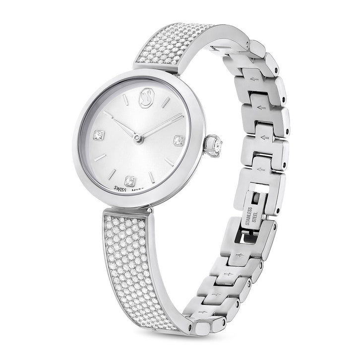 Swarovski Illumina Watch Metal Bracelet - Silver Tone Stainless Steel 5671205