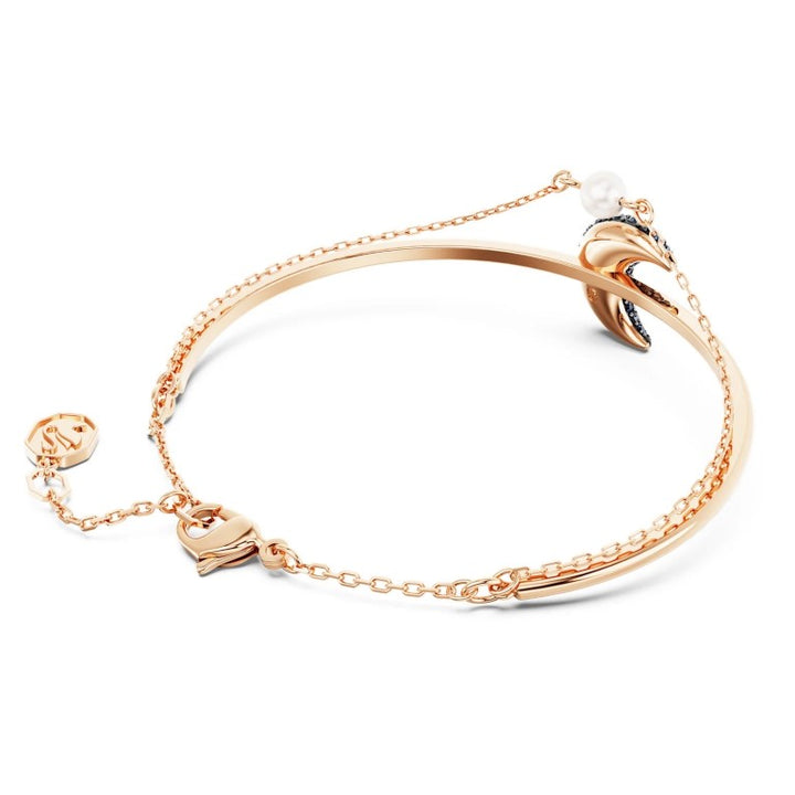 Swarovski Luna Moon Bangle - Multicolour with Rose Gold Tone Plating 5671586