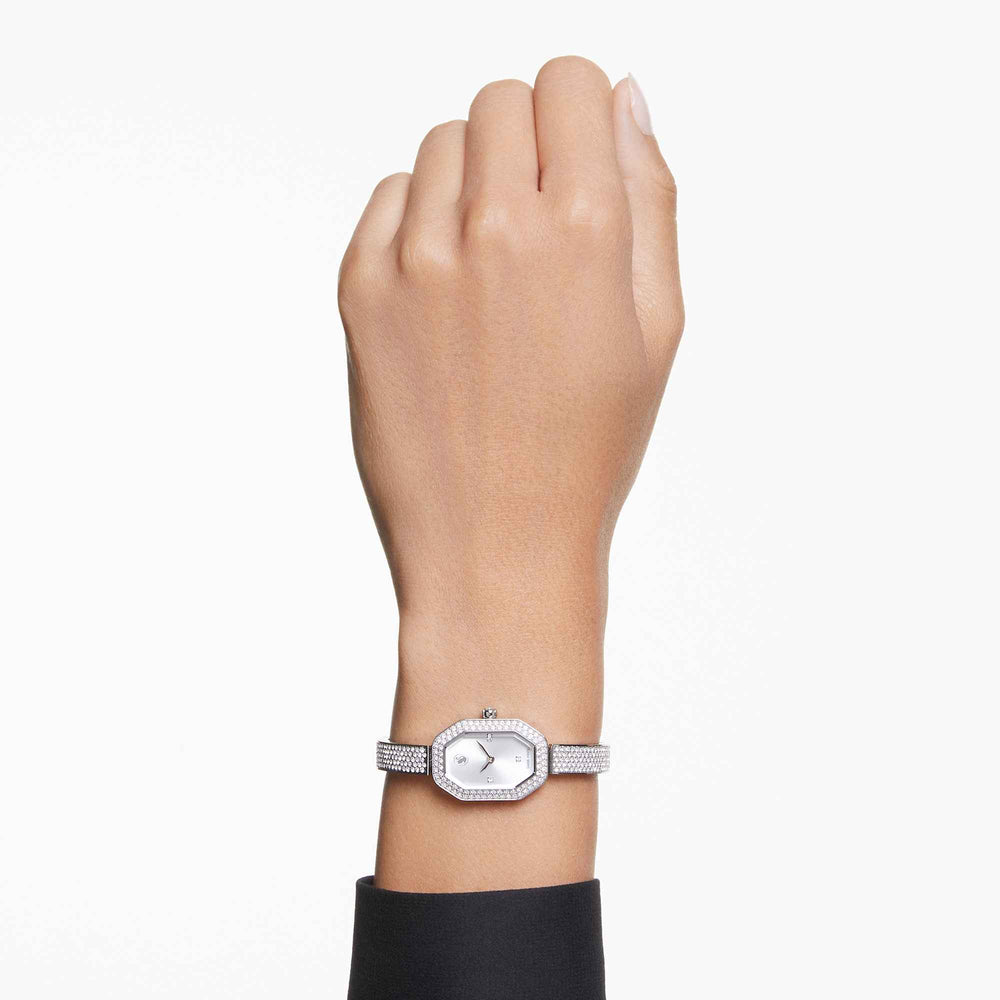 Niche Jewellery Swarovski Dextera Watch Metal Bracelet - Silver Tone detail
