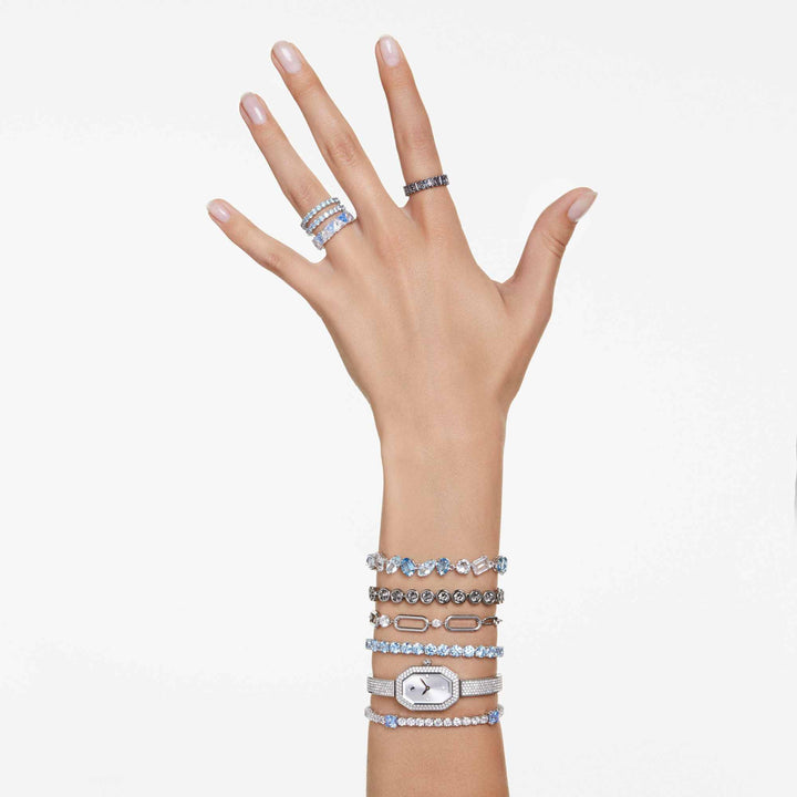 Niche Jewellery Swarovski Dextera Watch Metal Bracelet - Silver Tone detail