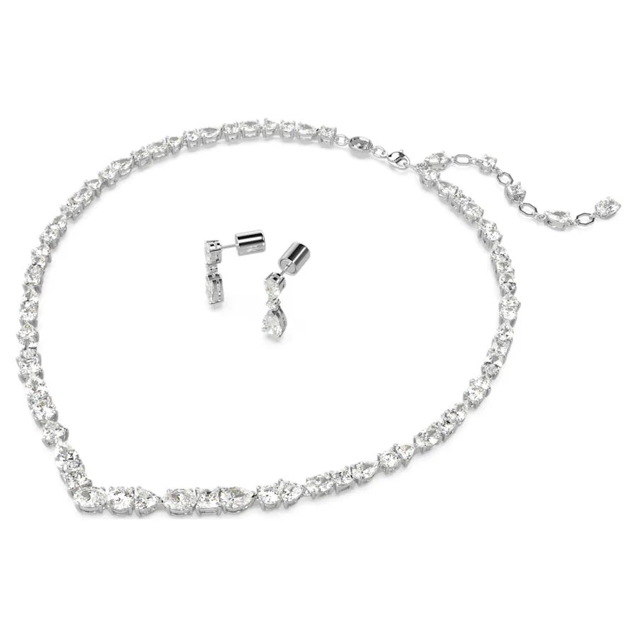 Swarovski Mesmera V Set - White with Rhodium Plating 5674306