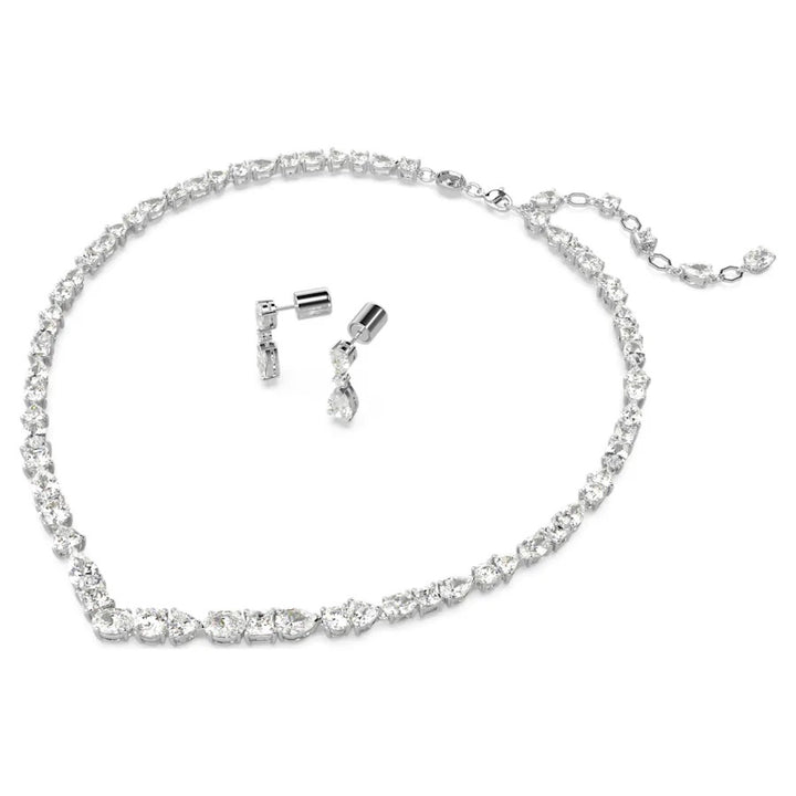 Swarovski Mesmera V Set - White with Rhodium Plating 5674306