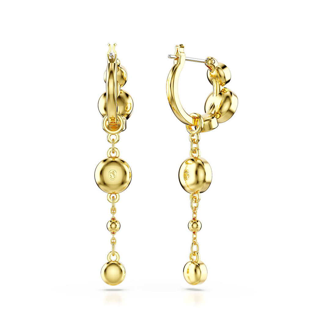 Swarovski Imber Drop Earrings - White with Gold Tone Plating