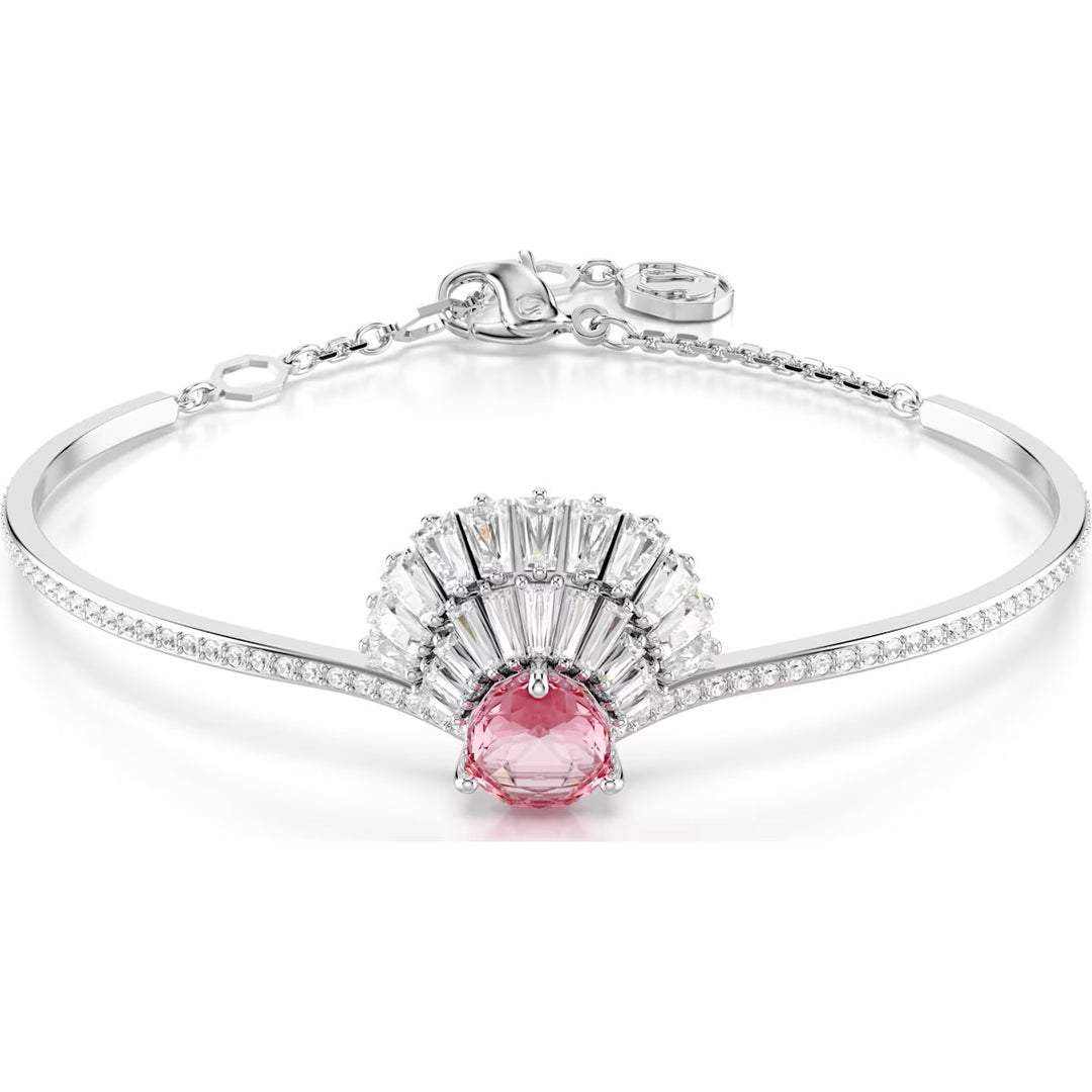 Swarovski Idyllia Shell Bangle - Pink with Rhodium Plating 5680298