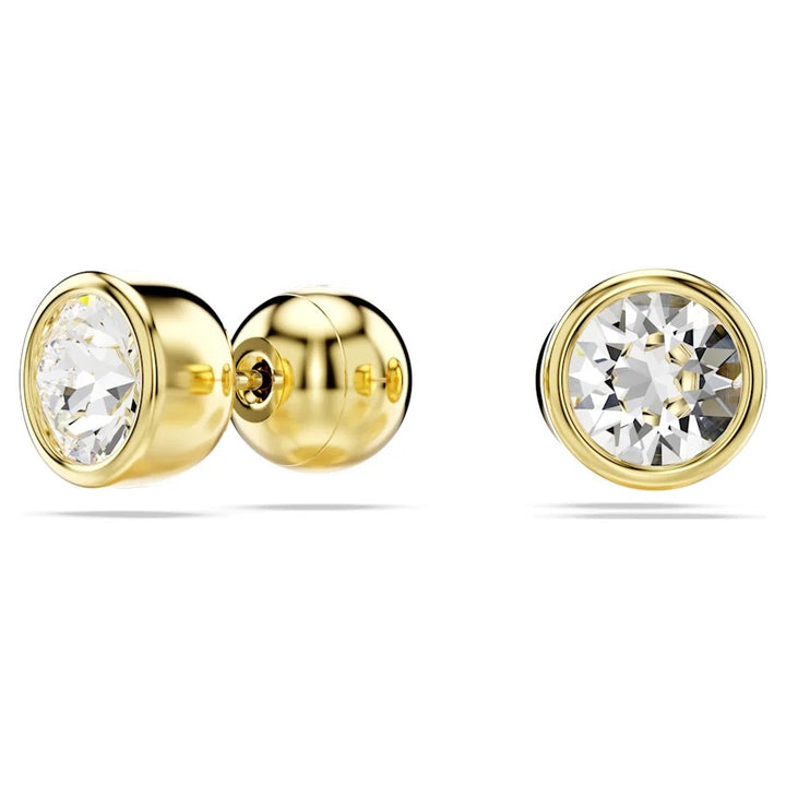 Swarovski Imber Stud Earrings - White with Gold Tone Plating 5681552