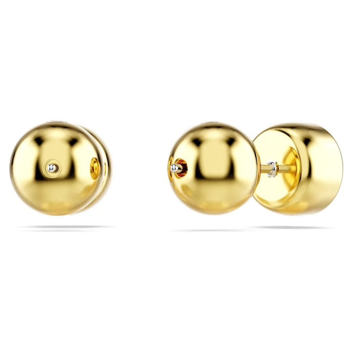 Swarovski Imber Stud Earrings - White with Gold Tone Plating 5681552