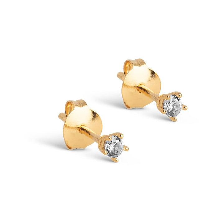 Enamel Copenhagen Clara Gold Stud Earrings