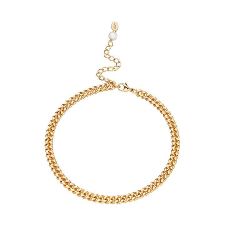 Scream Pretty Hannah Martin Curb Chain Anklet - Gold SPG-347