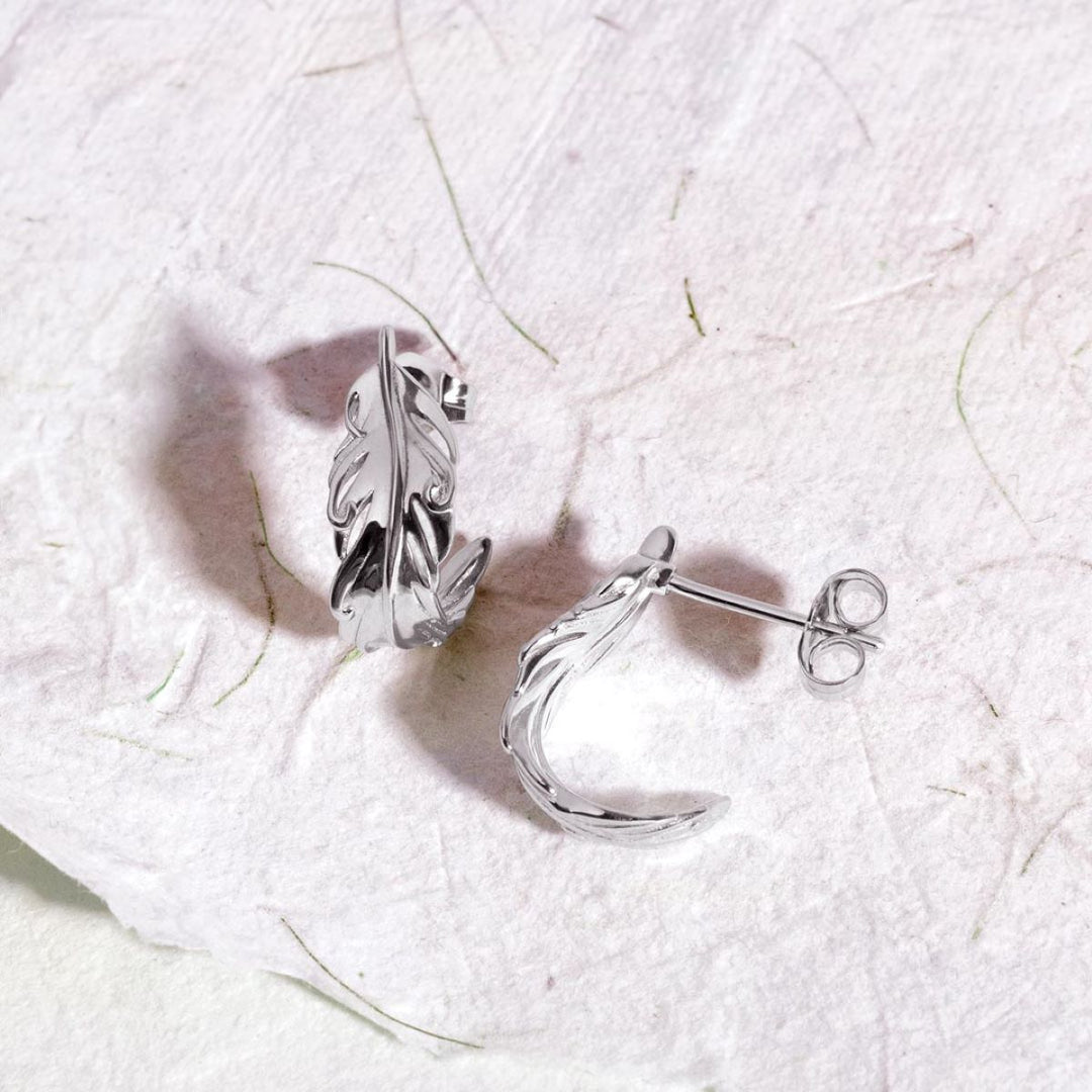 Kit Heath Feather Wisp Hoop Earrings - 60315RP