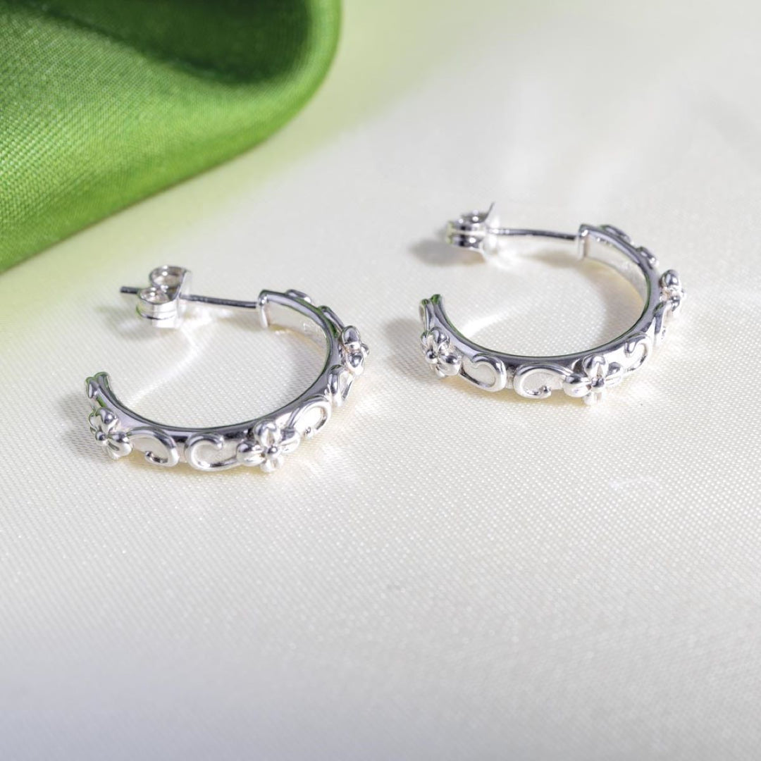 Kit Heath Blossom Flyte Honey Flower Hoop Earrings - 60330RP