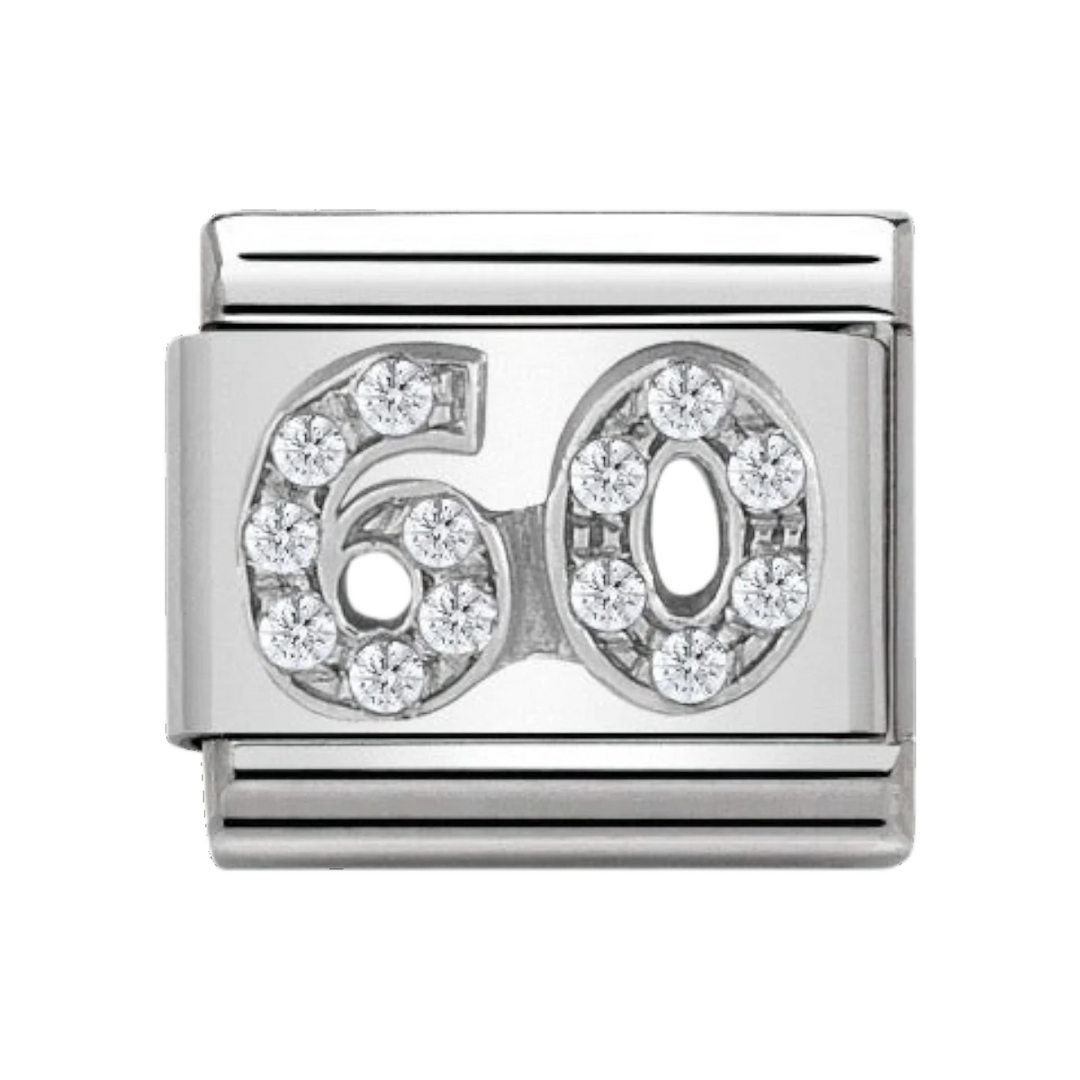 Nomination Silver and Zirconia Classic 60 Charm 330304/24