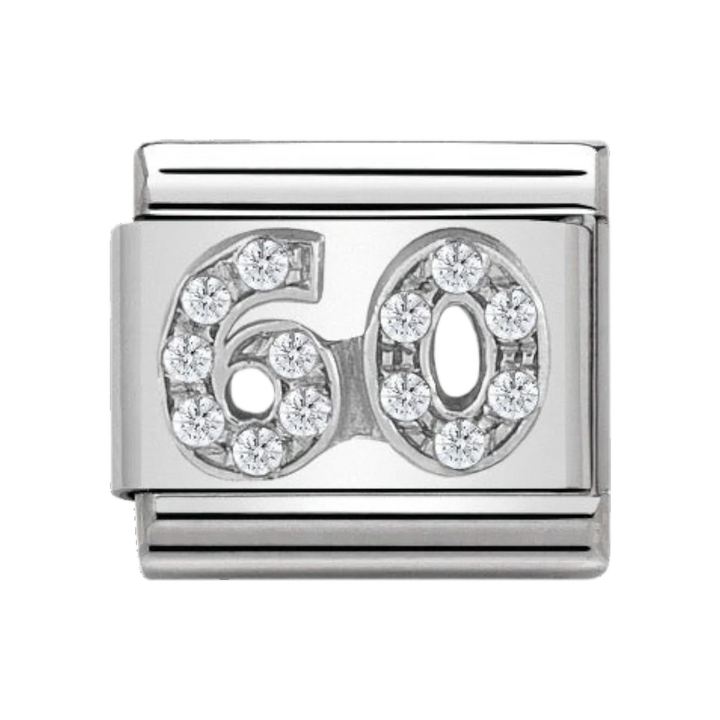 Nomination Silver and Zirconia Classic 60 Charm 330304/24