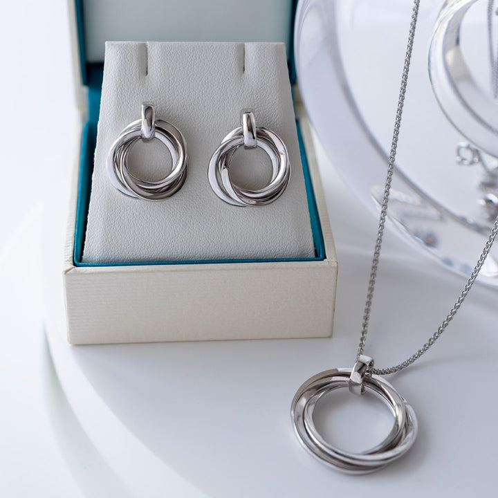 Kit Heath Bevel Trilogy Grande Link Slider Necklace 9170RP