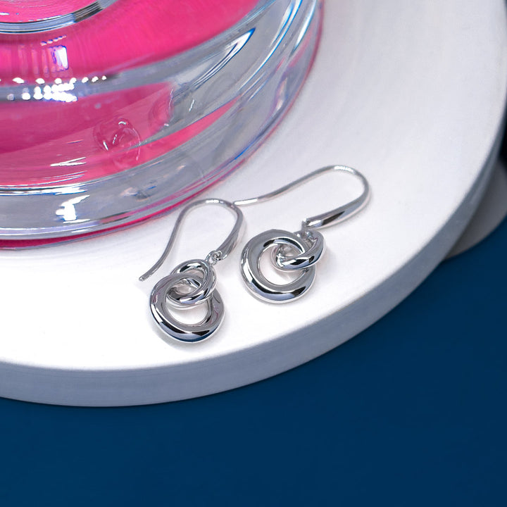 Kit Heath Bevel Cirque Link Drop Earrings 6188RP