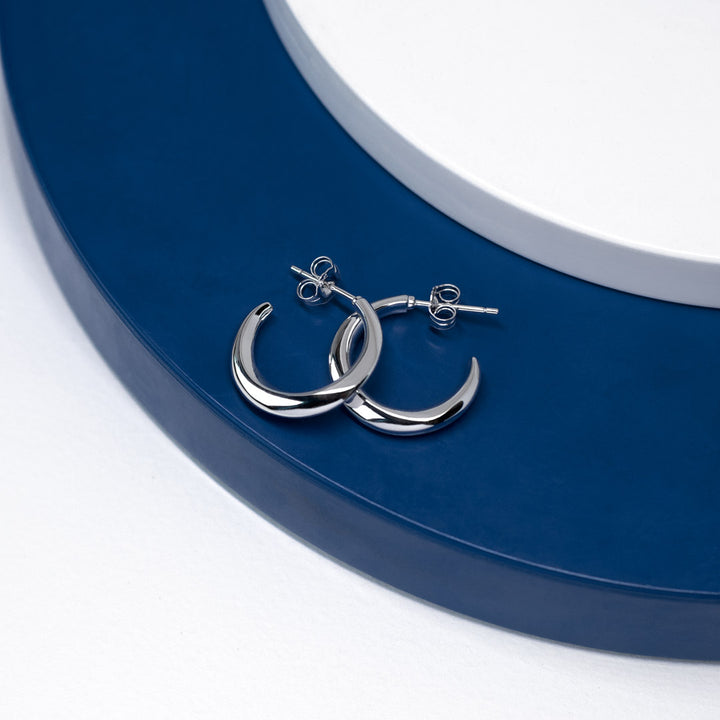 Kit Heath Bevel Cirque Midi Hoop Earrings 6190RP
