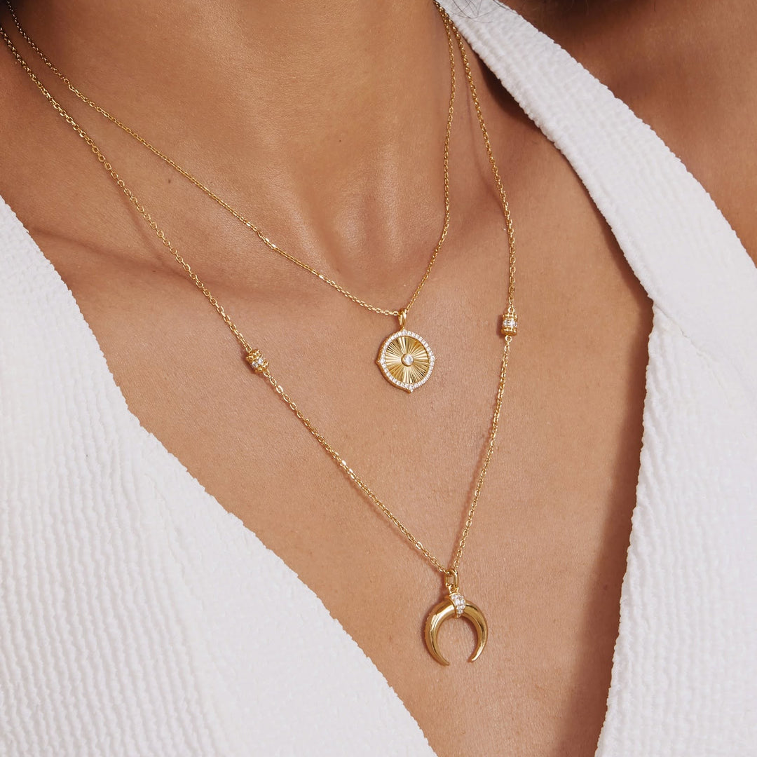 Ania Haie Reversible Horn Gold Necklace