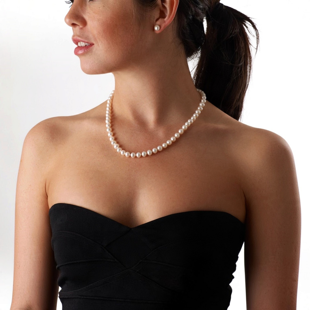 Niche Jewellery Jersey Pearl Signature 7mm Pearl Necklace