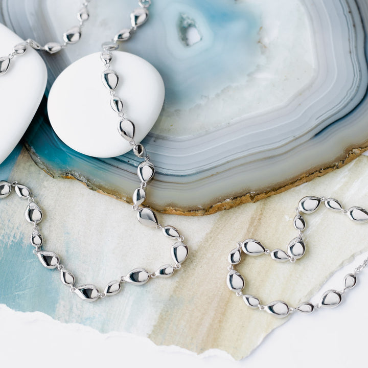 Kit Heath Coast Pebble Linking Pebbles Necklace 90189