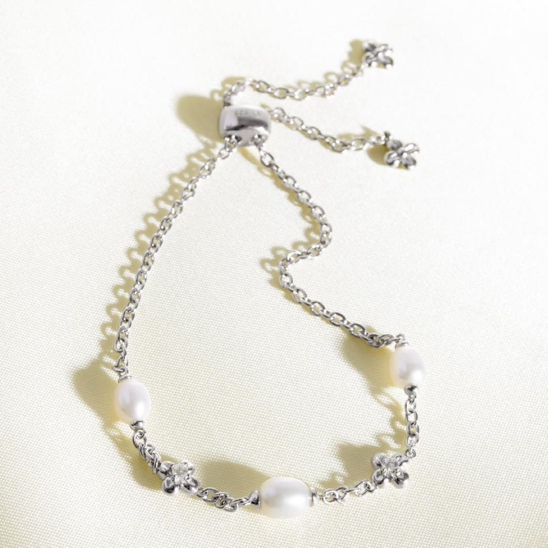 Kit Heath Blossom Flyte Honey Flower Pearl Toggle Bracelet - 70335FPC
