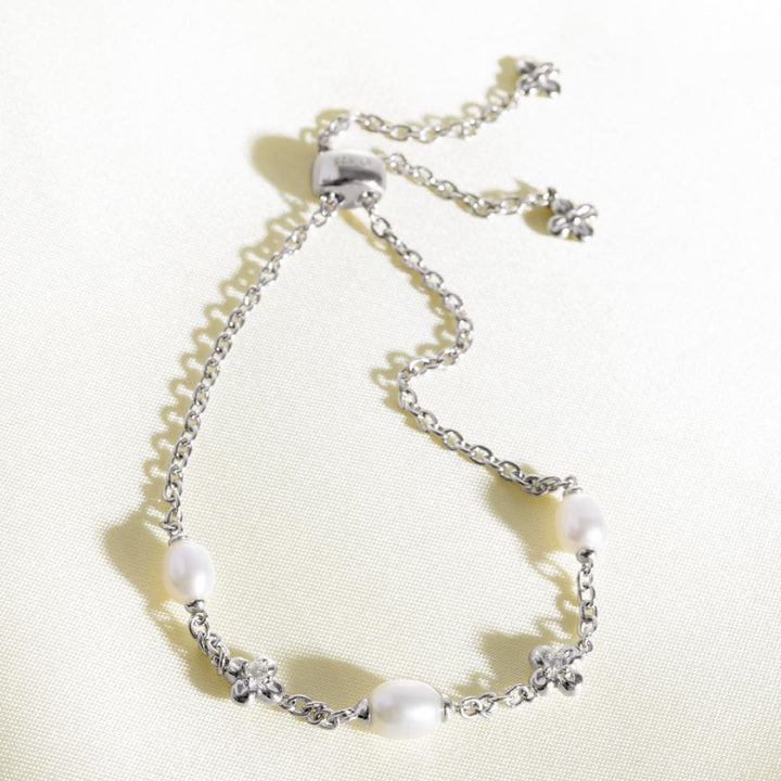 Kit Heath Blossom Flyte Honey Flower Pearl Toggle Bracelet - 70335FPC