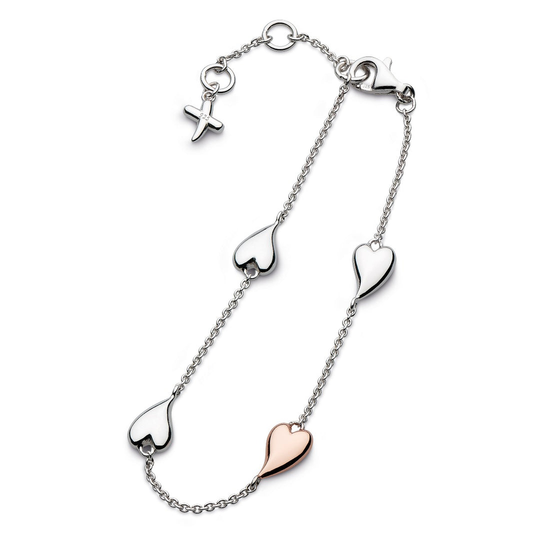 Kit Heath Desire Kiss Blush Heart Station Bracelet KH70501RRP