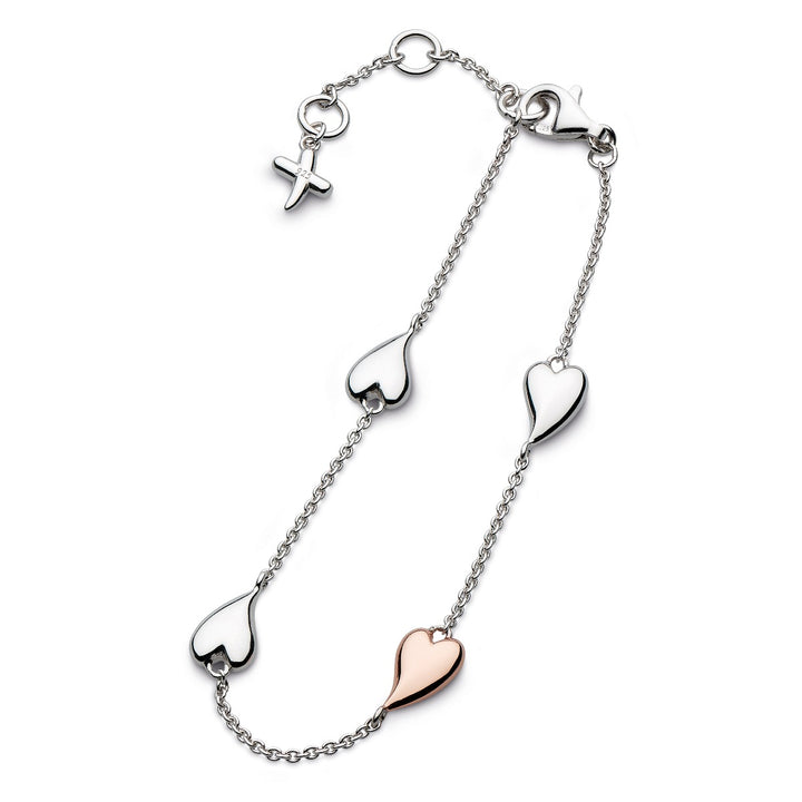 Kit Heath Desire Kiss Blush Heart Station Bracelet KH70501RRP