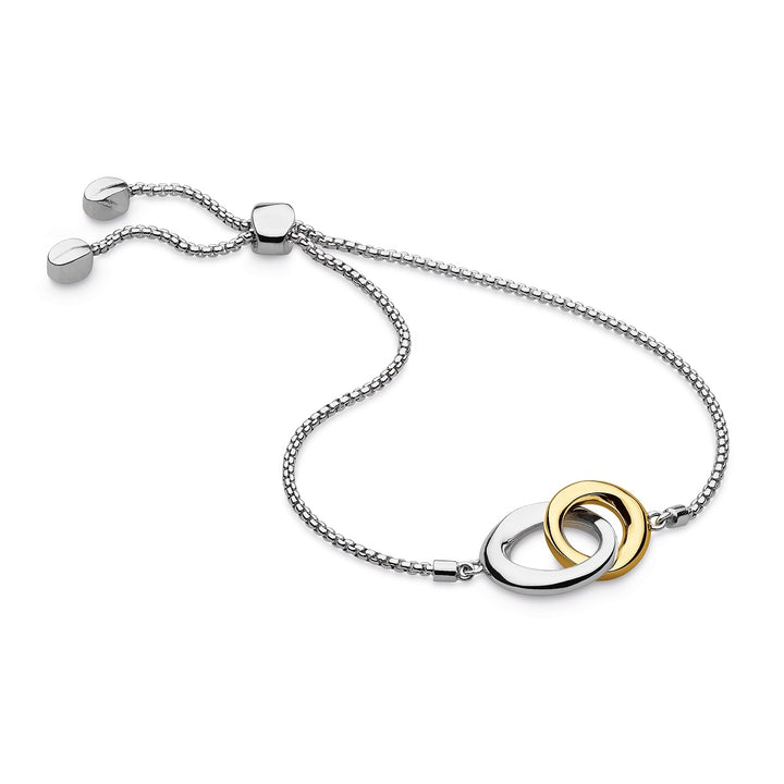 Kit Heath Bevel Cirque Link Gold Plate Toggle Bracelet 7187GRP