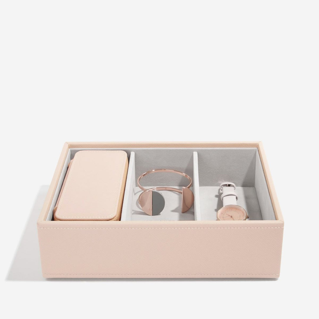 Stackers Blush Zipped Travel Jewellery Box - 75343