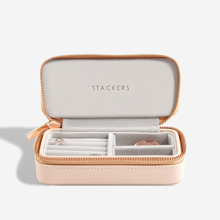 Stackers Blush Zipped Travel Jewellery Box - 75343
