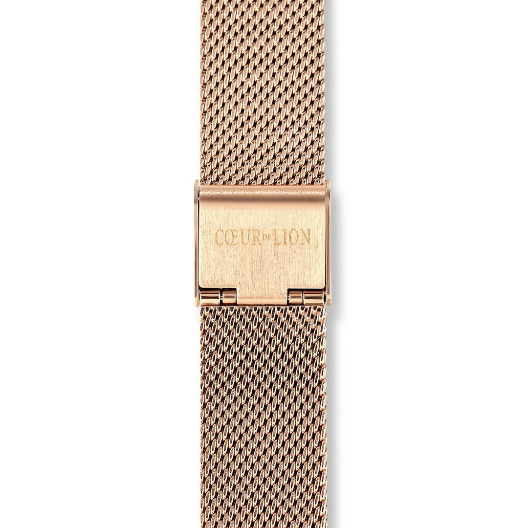 Coeur De Lion Watch - Mocha Matt with Rose Gold Milanese Strap 7611701636