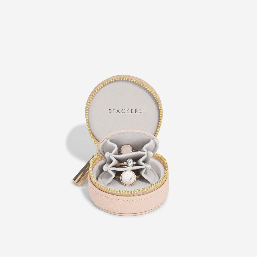 Stackers Blush Oyster Travel Jewellery Box - 76203