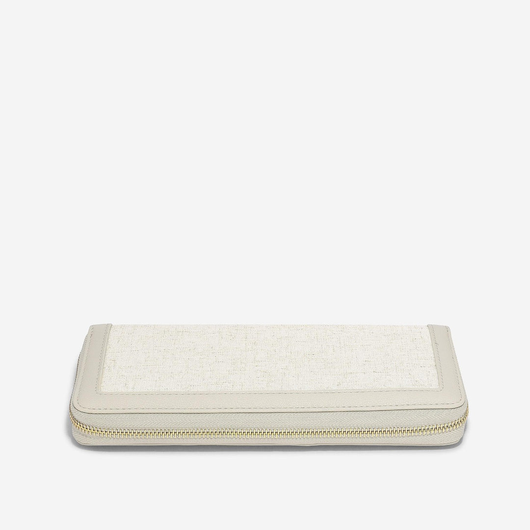 Stackers Jewellery Roll - Linen and Oatmeal 76392