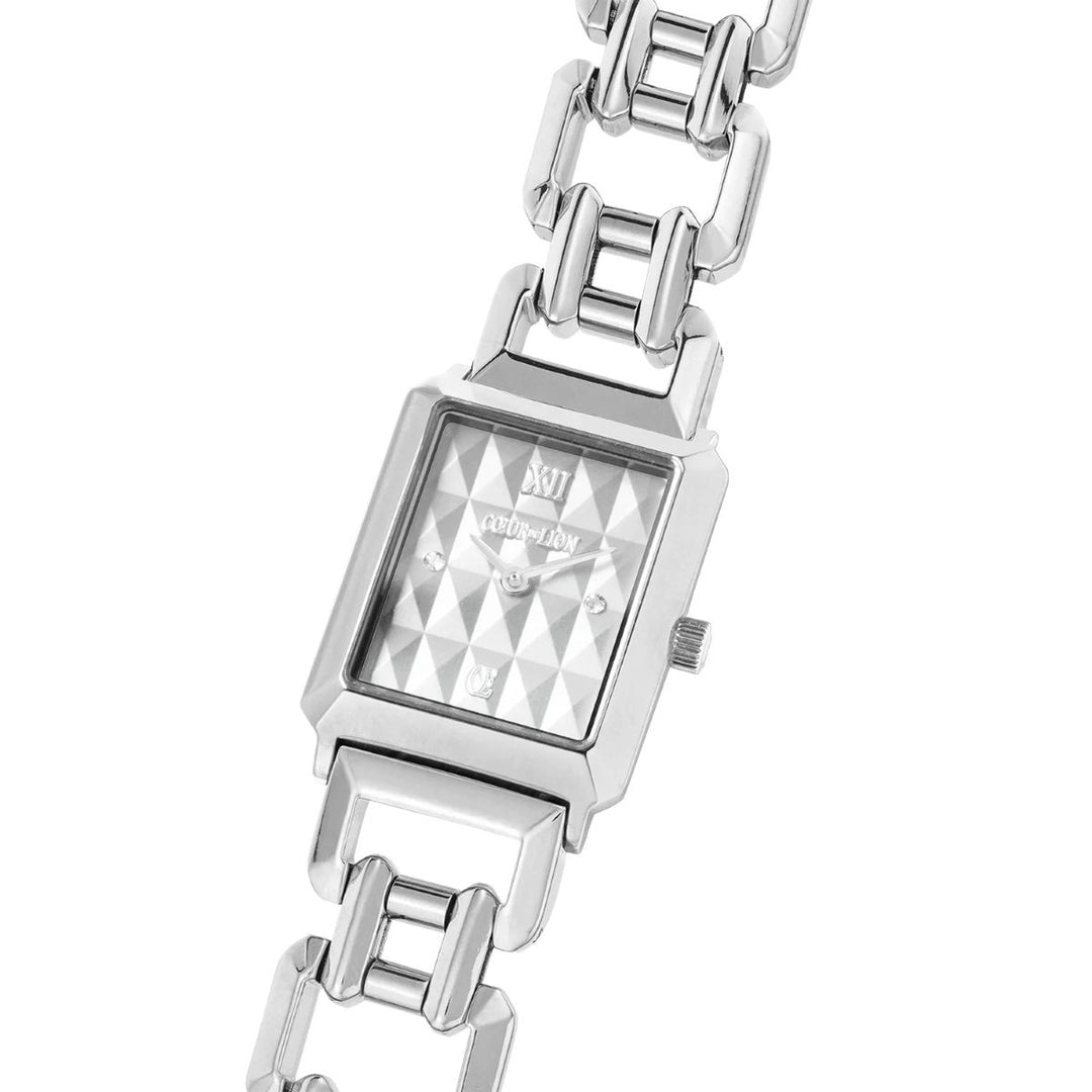 Coeur De Lion Iconic Spikes Silver Statement Watch - Silver - 7670741717