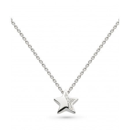 Kit Heath Miniature Sparkle CZ Shining Star Necklace 90034CZ027