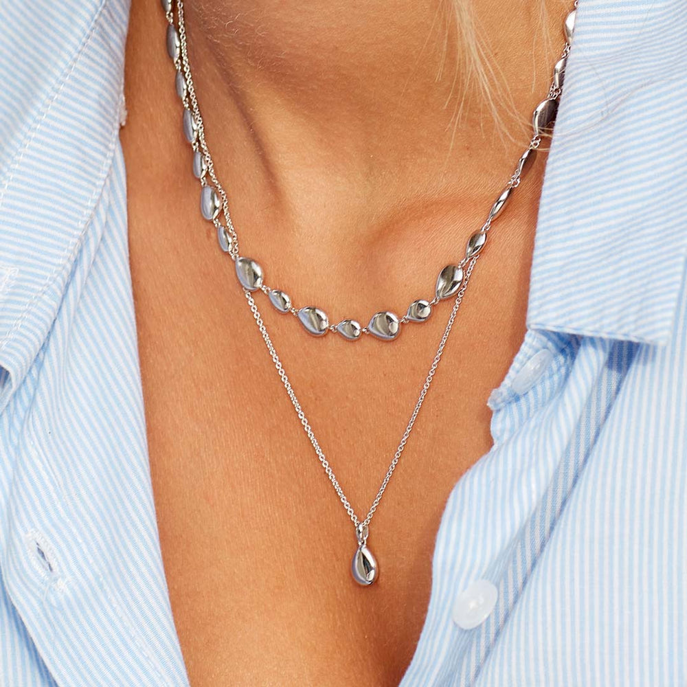 Kit Heath Pebbles Droplet Necklace 90185RP