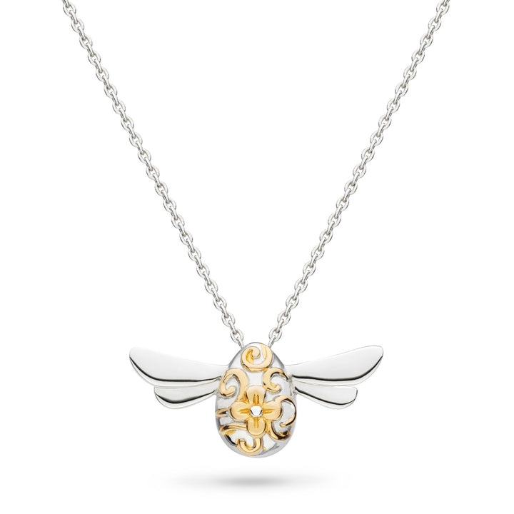 Kit Heath Blossom Flyte Midi Honey Bee Necklace 90338GRP