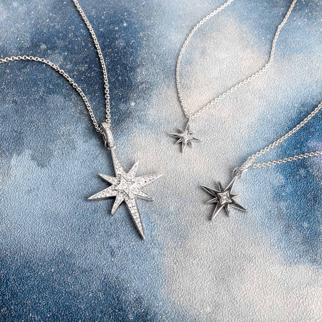 Kit Heath CÃ©leste North Star PavÃ© Necklace - 90466CZ
