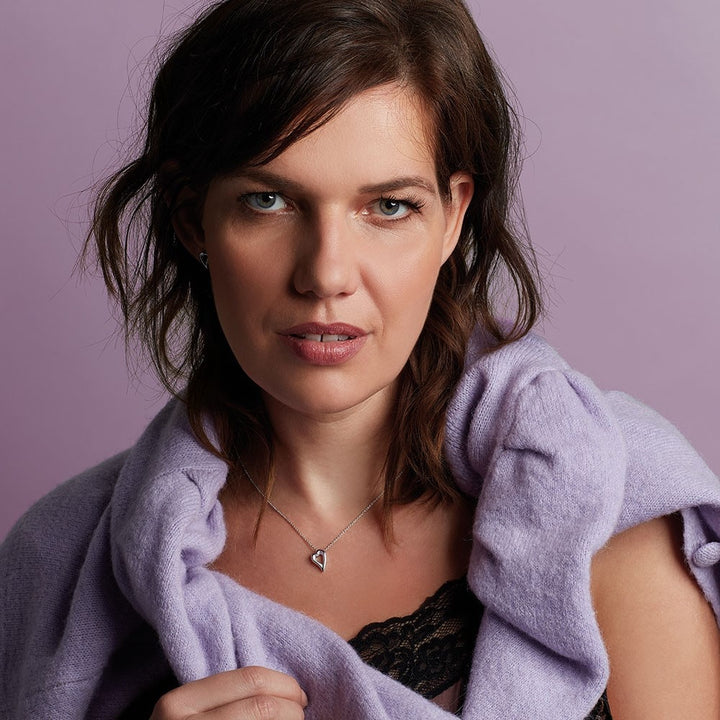 Kit Heath Desire Love Story Heart Necklace - Silver 90521SRP