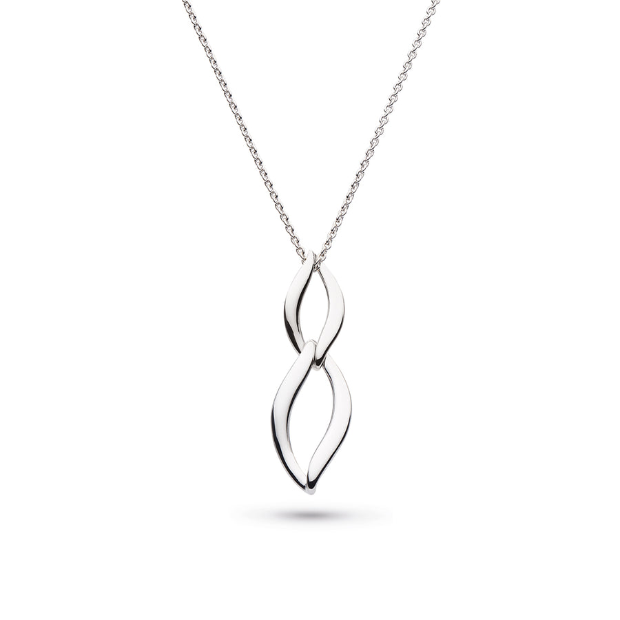 Kit Heath Entwine Twine Link Duo Petite Necklace 91141RP