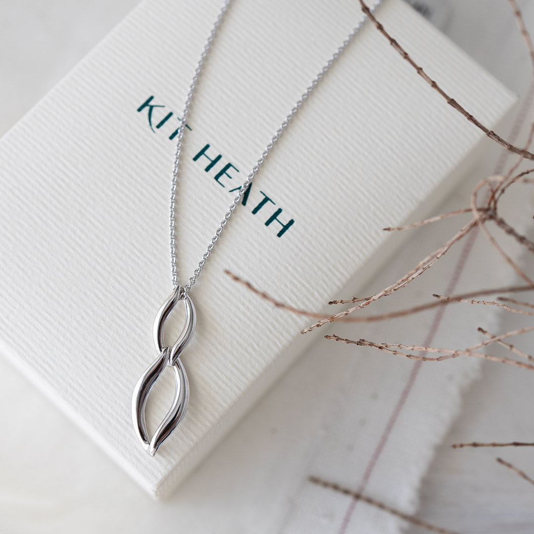 Kit Heath Entwine Twine Link Duo Petite Necklace 91141RP