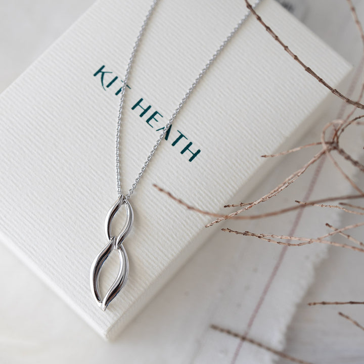 Kit Heath Entwine Twine Link Duo Petite Necklace 91141RP