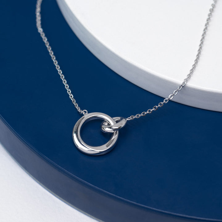 Kit Heath Bevel Cirque Link Silver Necklace 91886RP