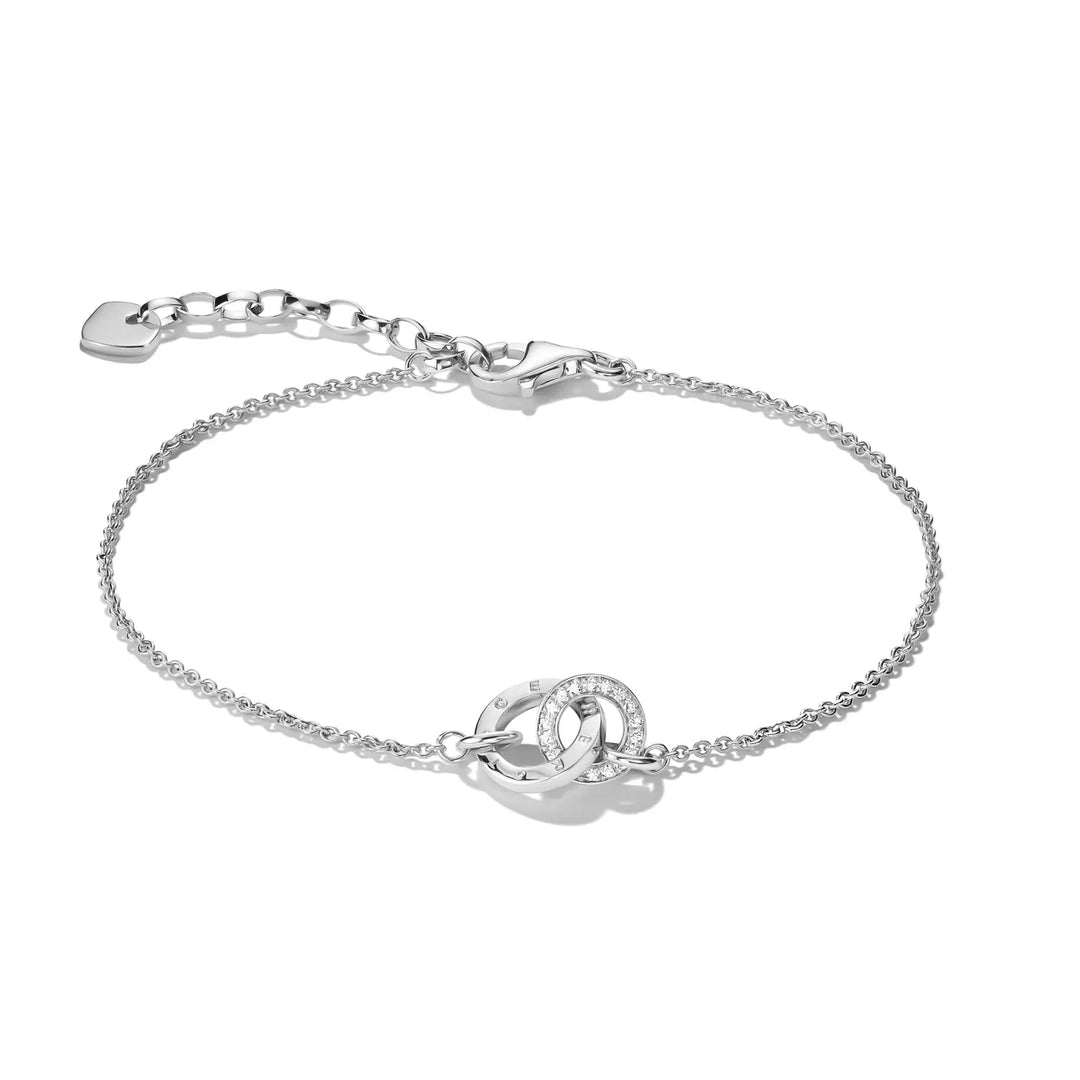 Niche Jewellery Thomas Sabo Together Forever Silver Bracelet with White Zirconia