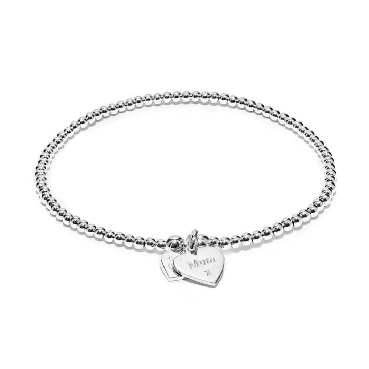 Annie Haak Santeenie Silver Charm Bracelet - Flower and Mum