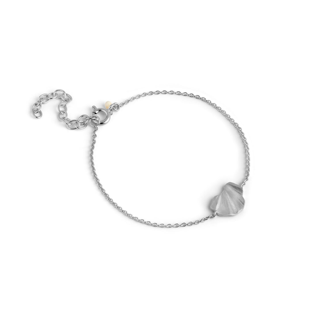 Niche Jewellery Enamel Copenhagen Wave Silver Bracelet