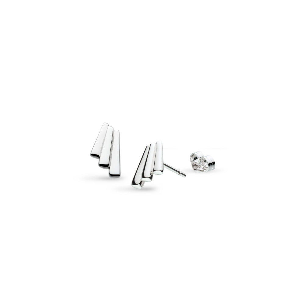 Kit Heath Array Stud Silver Earrings