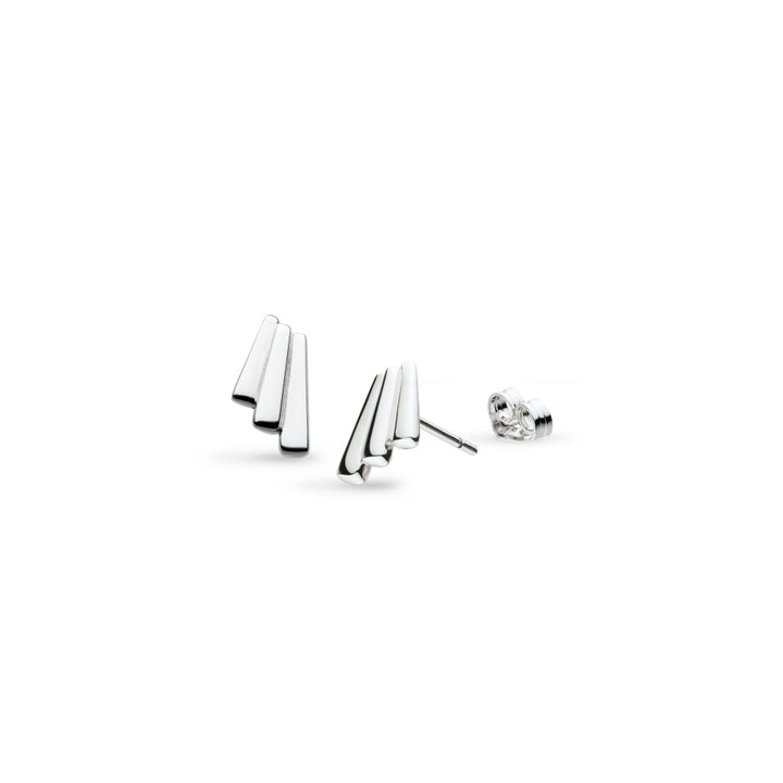 Kit Heath Array Stud Silver Earrings