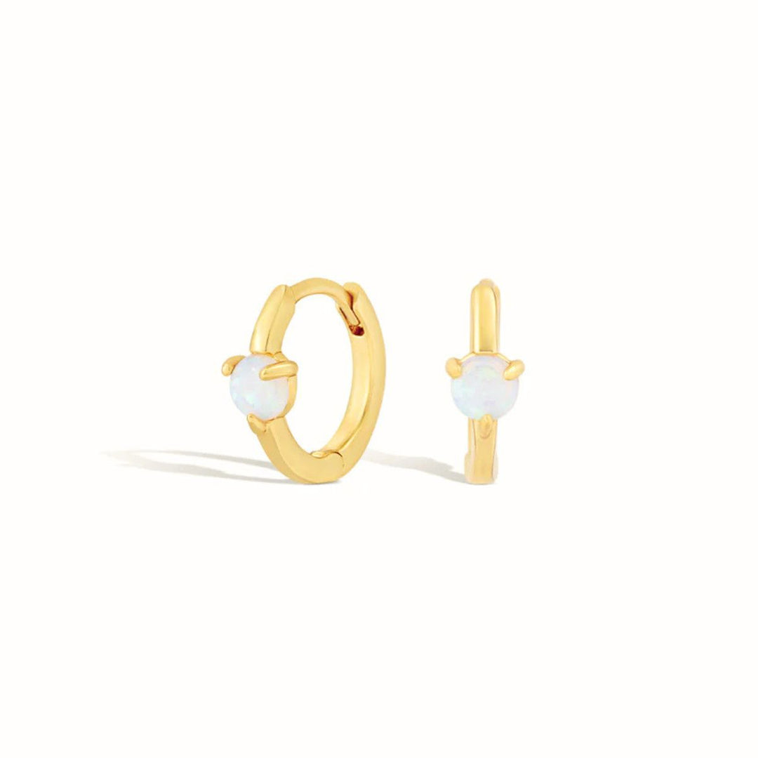 Formation Co Aura Opal Huggie Earrings