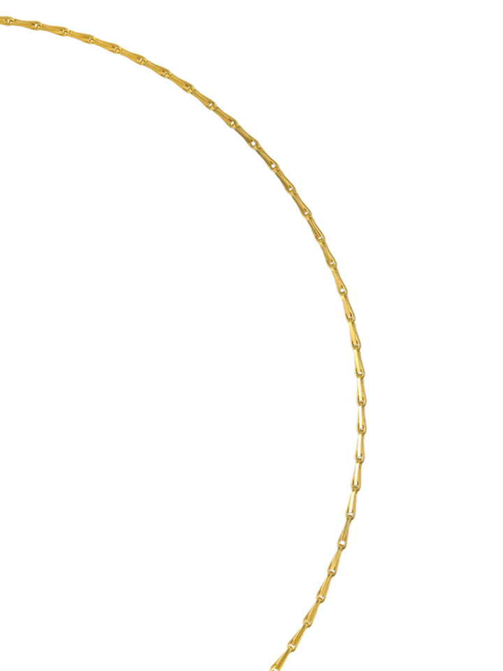 Niche Jewellery Shyla Barleycorn Gold Necklace detail