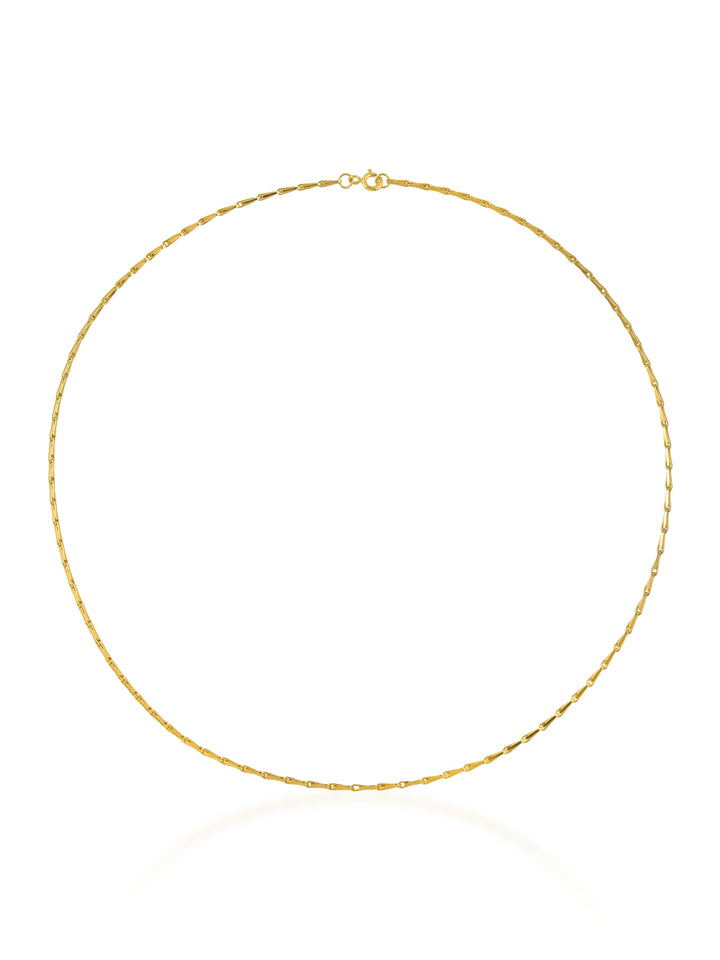 Niche Jewellery Shyla Barleycorn Gold Necklace detail